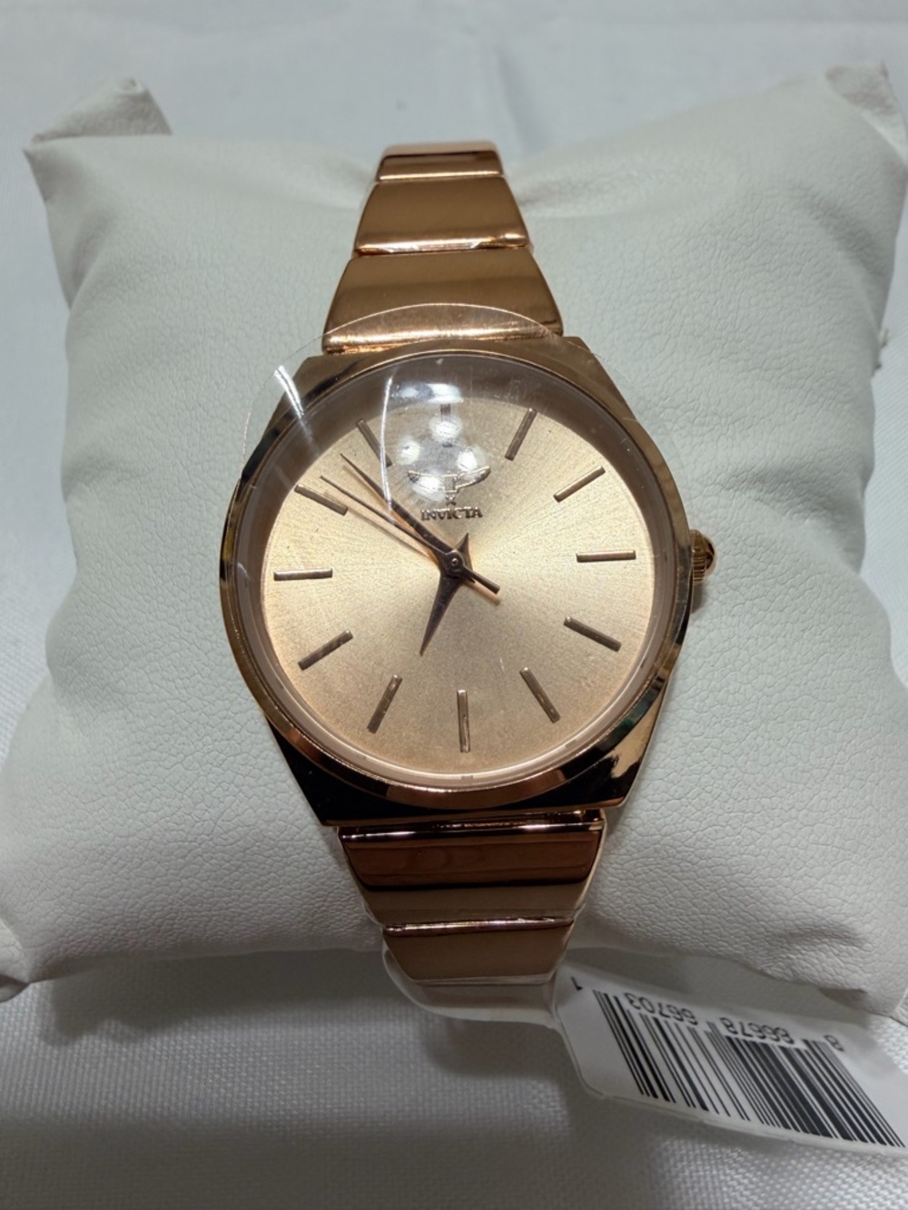 Invicta Rose Gold Tone Minimalist Bracelet Watch